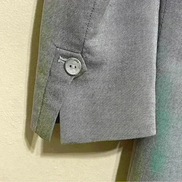 Ted Baker London Working Title Tailored Jacket Blazer Light Gray size 0 Wool - Picture 4 of 16